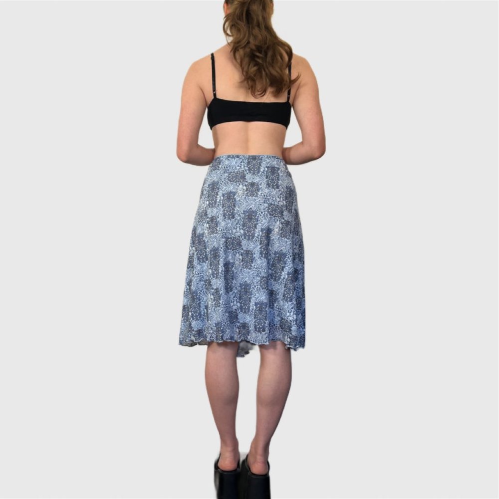 Vintage Midi Skirt - Lightweight Women's A-Line - Picture 7 of 10
